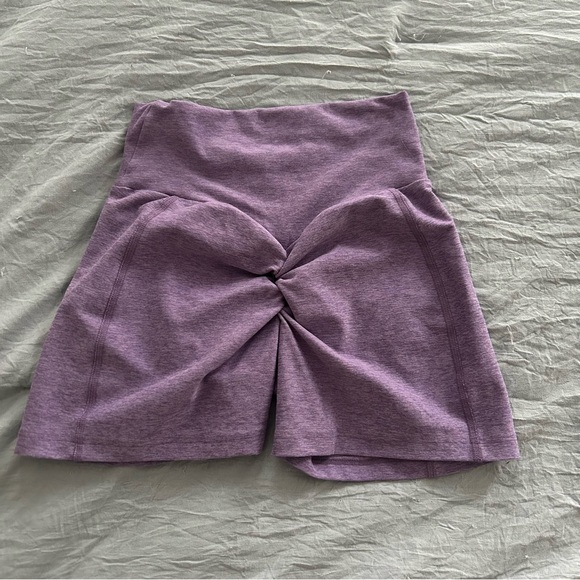 Bombshell Sportswear Tiny Waist Shorts in purple Size Medium - Picture 3 of 3